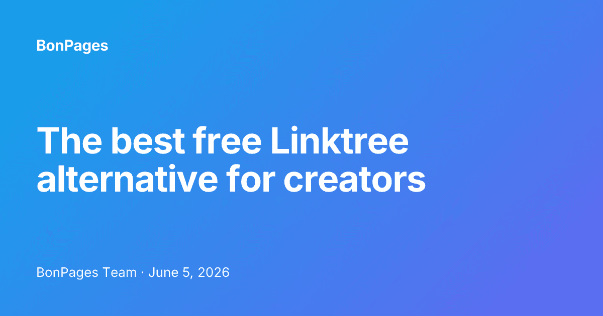 The best free Linktree alternative for creators