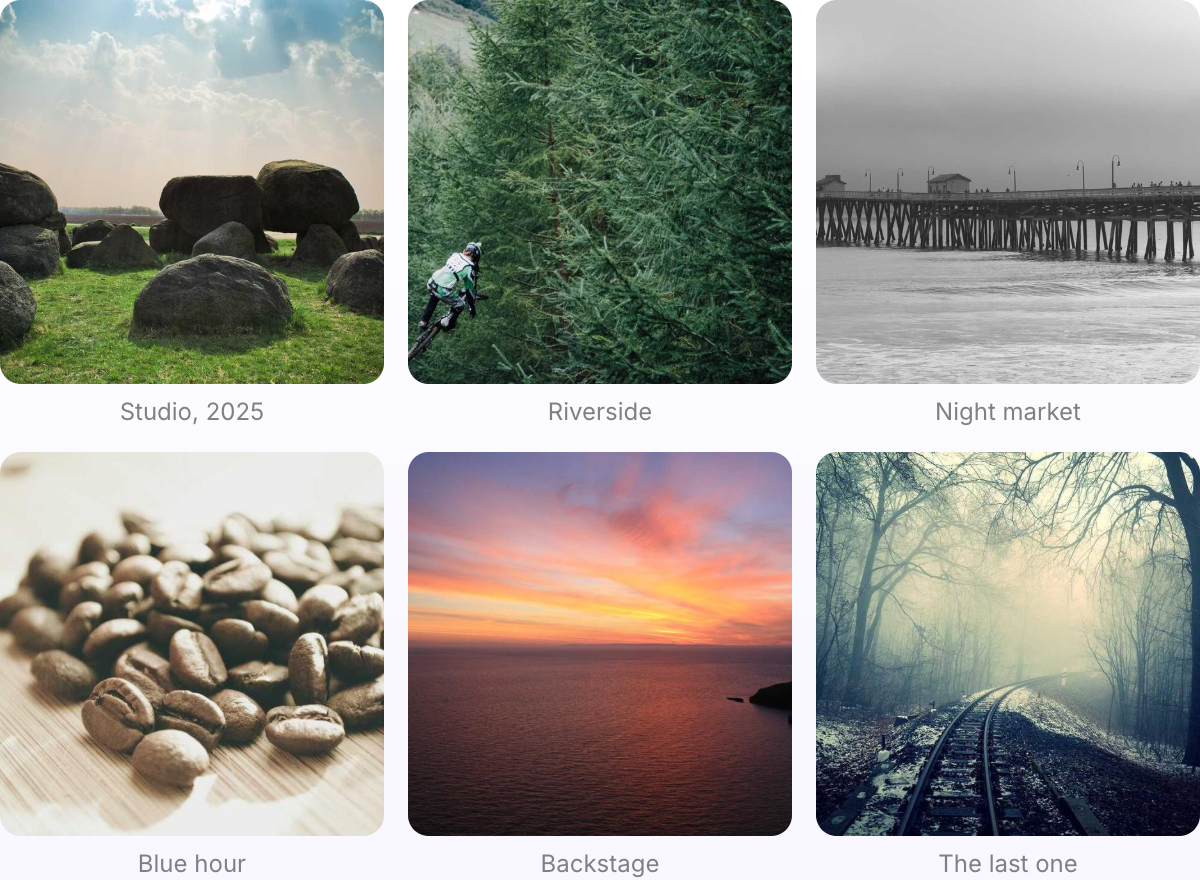 Image gallery block preview
